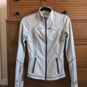 Lululemon striped zip-up